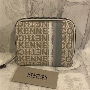 Kenneth Cole Reaction Striped Coin ZIP Around